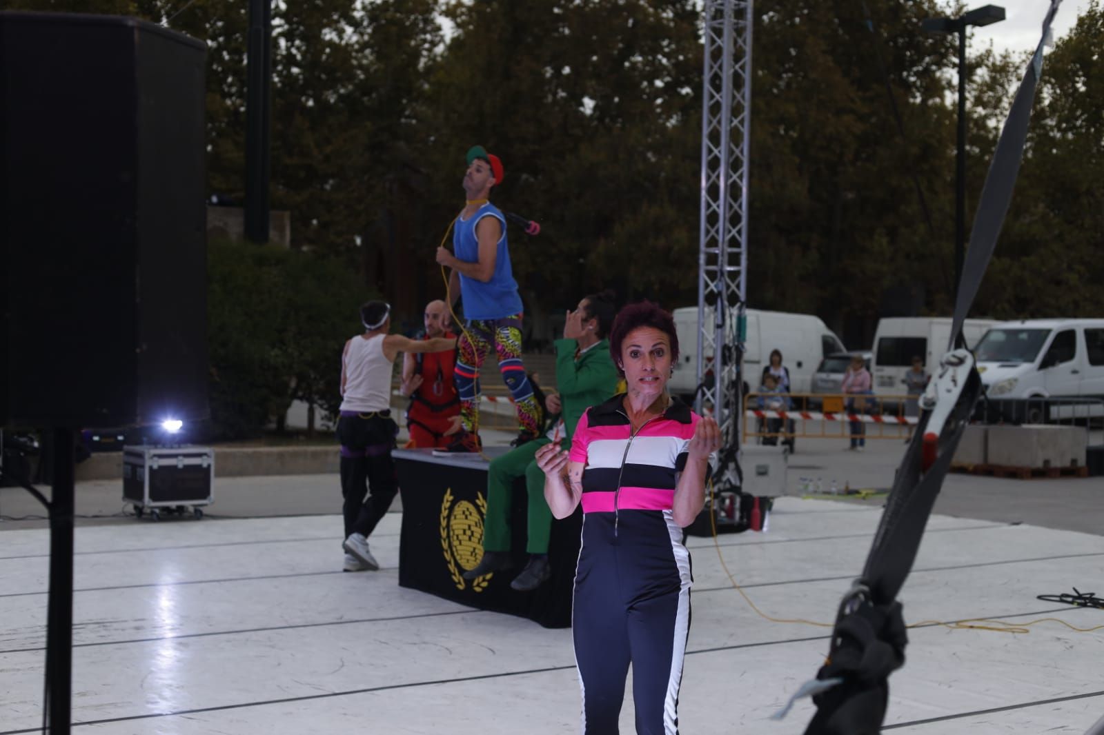Col.lectiu Frenetic llevan el circo al parque Delicias