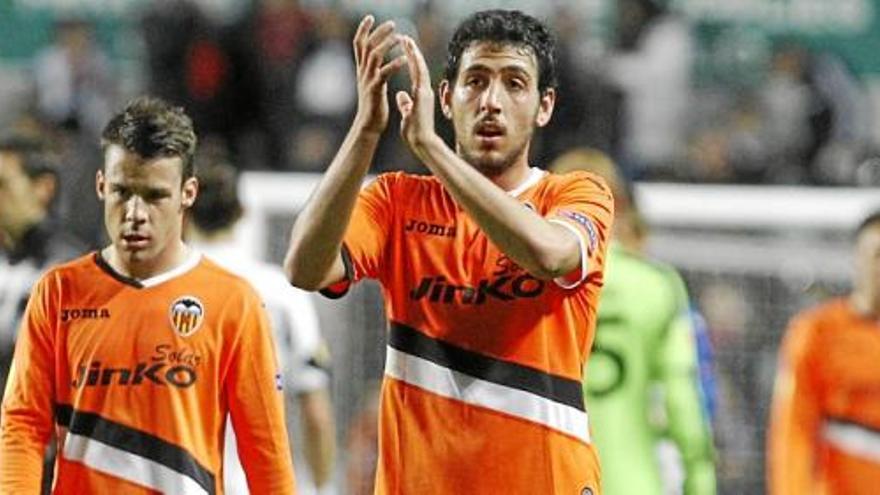 Dani Parejo autor del gol del Valencia