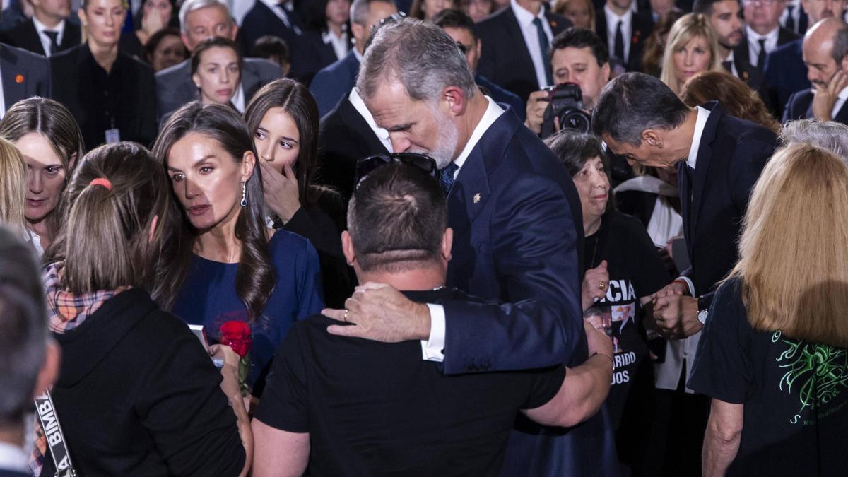 El funeral de Estado recuerda con emoción a las víctimas de la dana