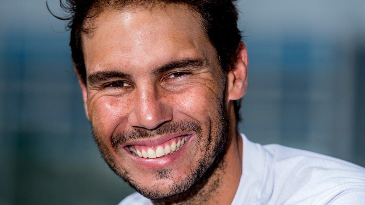 Rafa Nadal nunca pierde su sonrisa