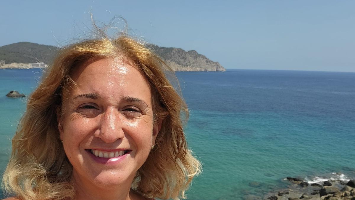 Rosi Romero entre Aigües Blanques i es Figueral a Eivissa.