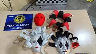 Roban piezas de la falla plantada por alumnos del centro de educación especial de Sueca