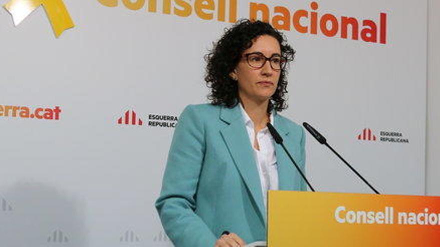 La secretària general d&#039;ERC, Marta Rovira.