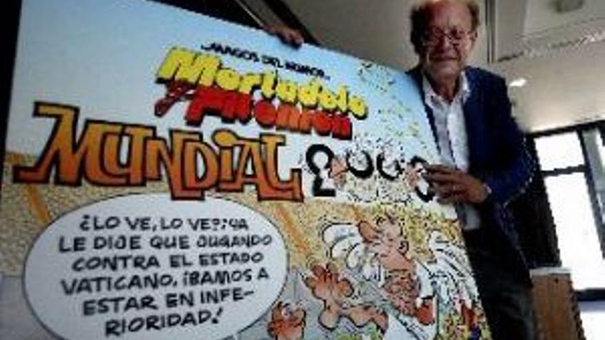 Mortadelo y Filemón se cuelan en el Mundial como sanitarios