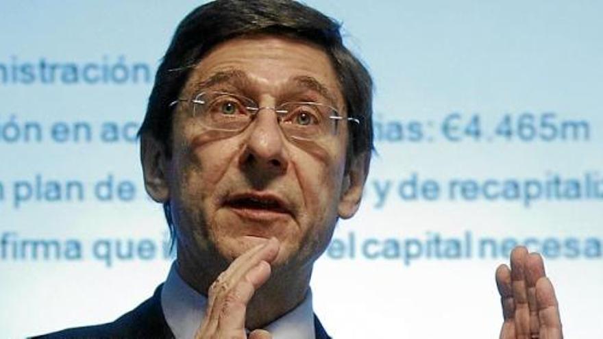 El presidente de Bankia, José Ignacio Goirigolzarri, siempre mantuvo que el aval era válido