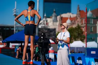 Ona Bonet salta 1,84 metres i queda setena en el debut a la Lliga de Diamant