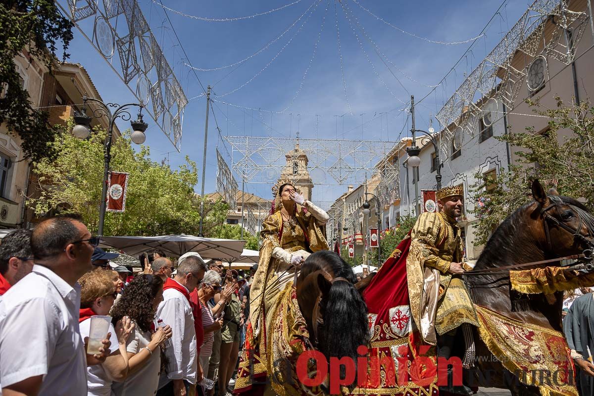 Moros y Cristianos en la mañana del dos de mayo en Caravaca