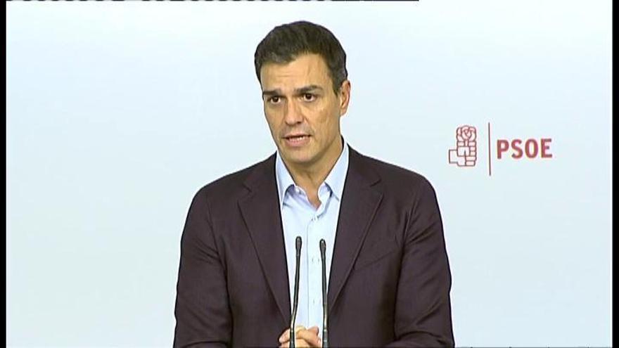 Sánchez: "Hoy más que nunca hay que estar orgulloso de militar en el PSOE".