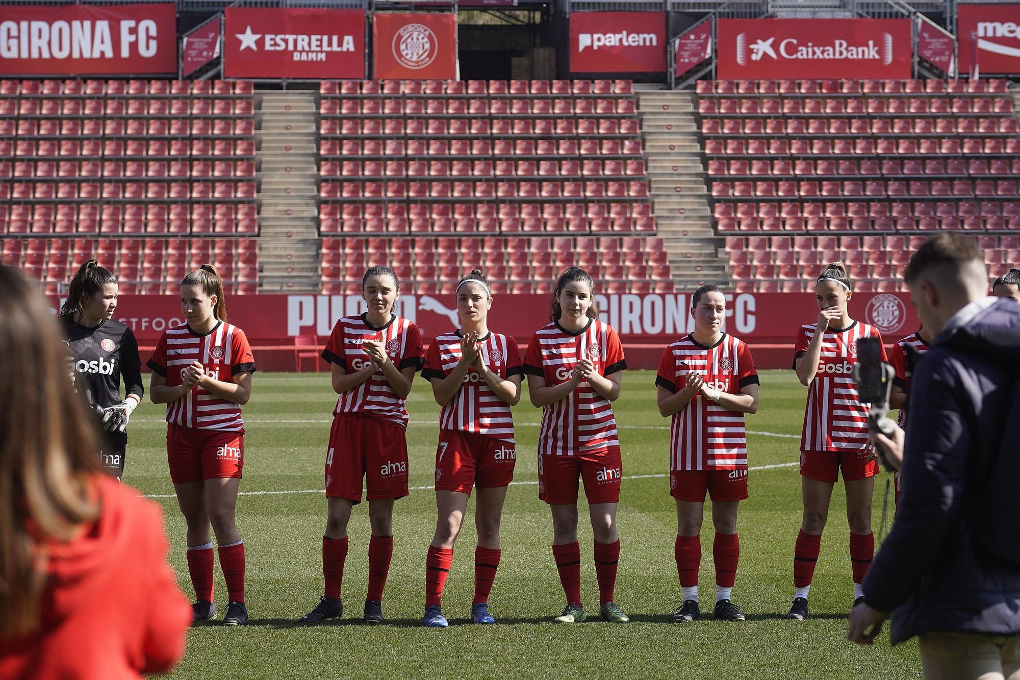 Totes les imatges del partit del Girona sènior femení a Montilivi contra el Sant Cugat (2-2)