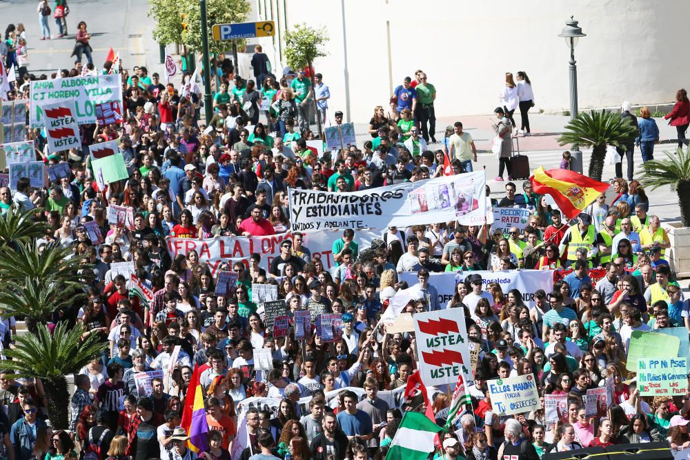 Huelga educativa en Secundaria en Málaga