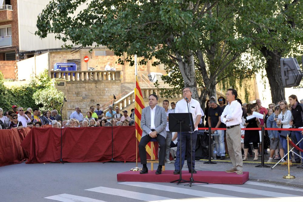 Ofrena de la Diada 2017 a Manresa