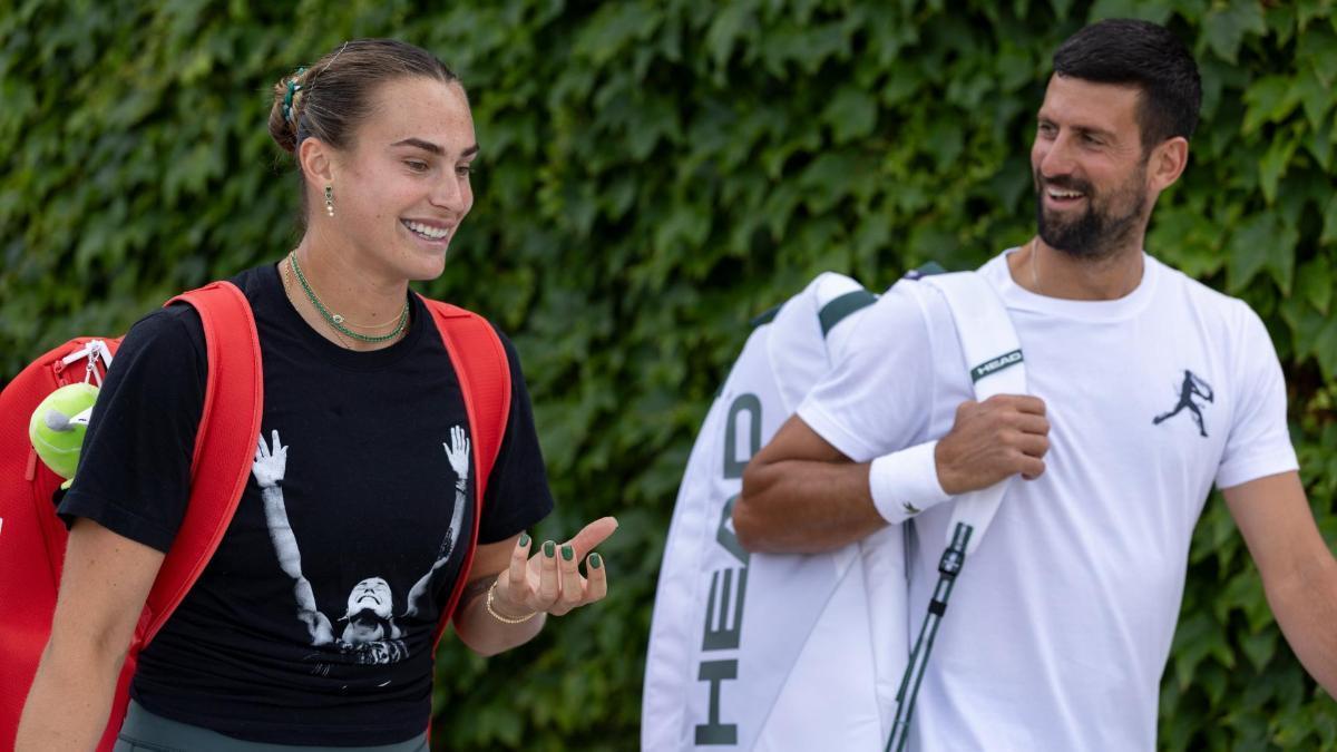Sabalenka y Djokovic, la 'pareja' de moda en el US Open