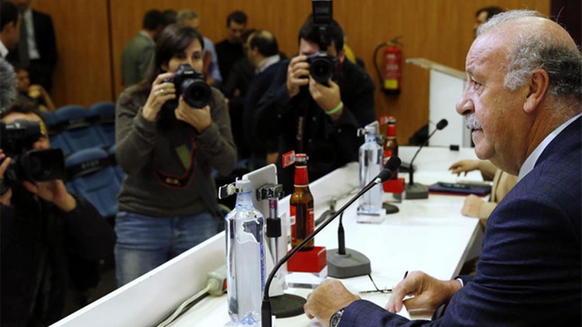 Del Bosque, en rueda de prensa