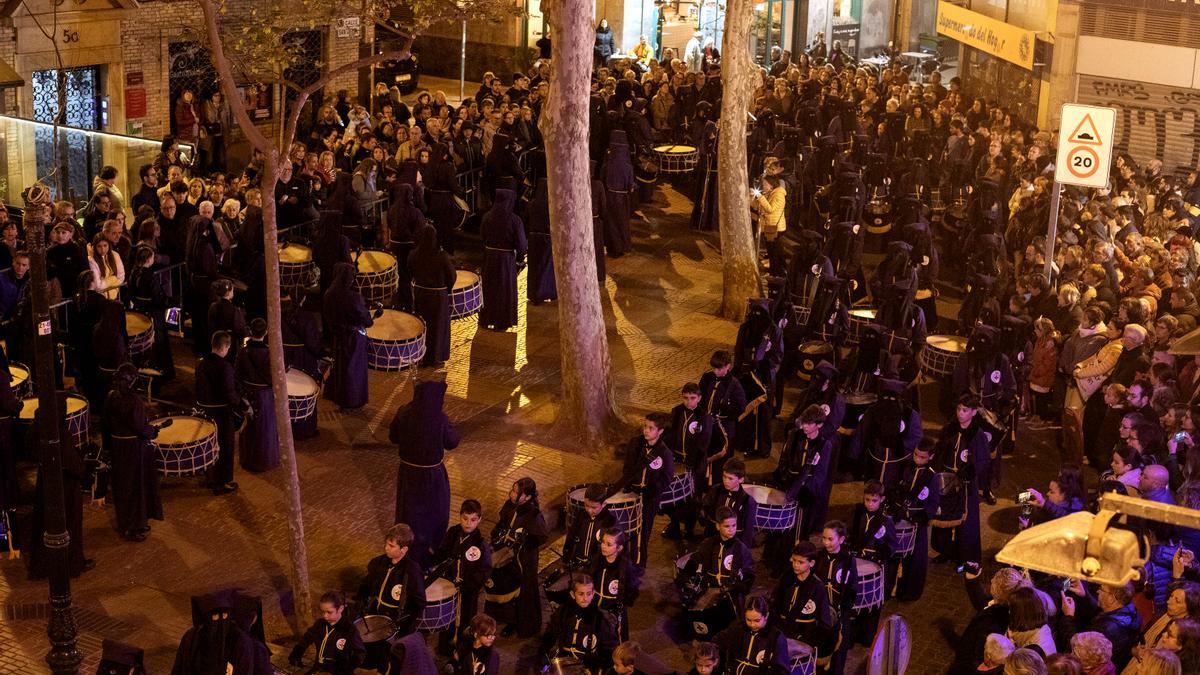 SEMANA SANTA, PROCESION LUNES SANTO, SALIDA DEL NAZARENO DE LA IGLESIA DE SAN MIGUEL