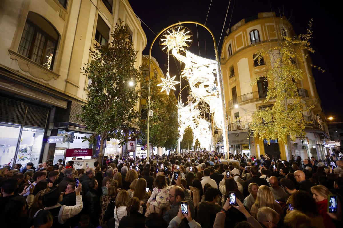 Encendido del alumbrado de Navidad luces navidad