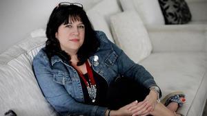 La escritora británica E.L. James, durante una visita a Madrid.