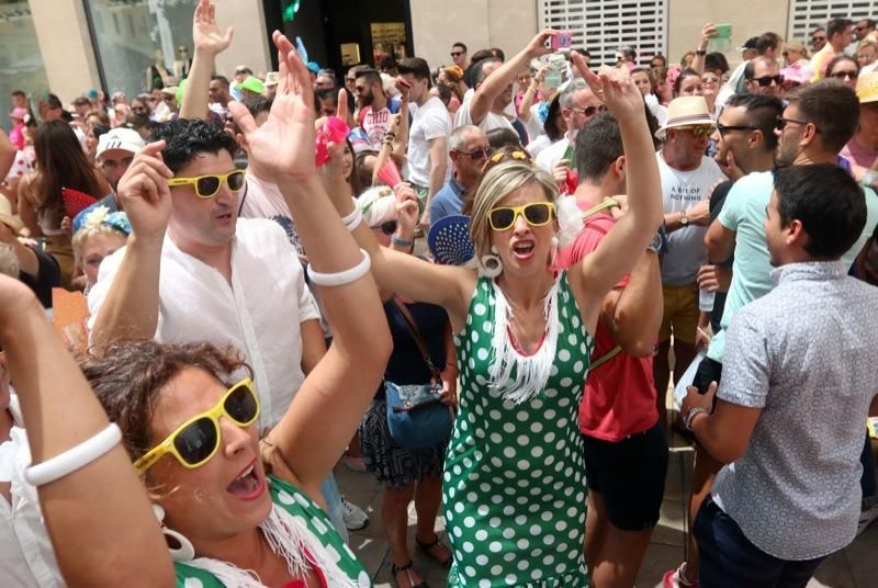 Primera jornada de la Feria de Málaga en el centro.