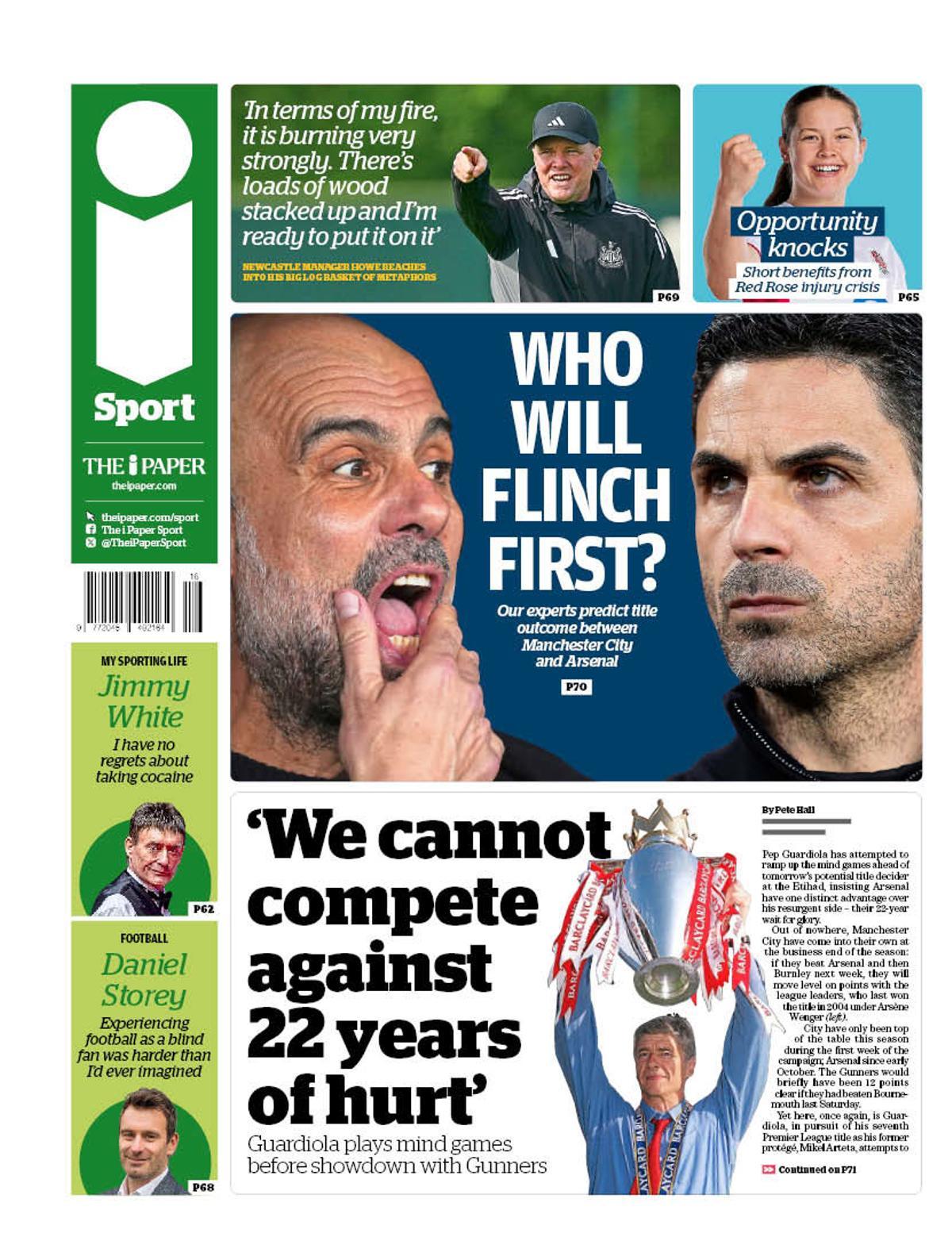 Las imágenes de las portadas de hoy