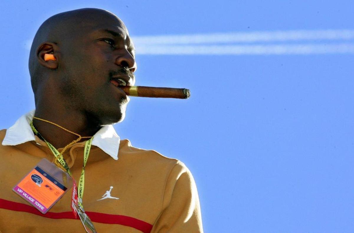 Michael Jordan en su visita a Cheste MotoGP Michael Jordan en su visita a Cheste MotoGP