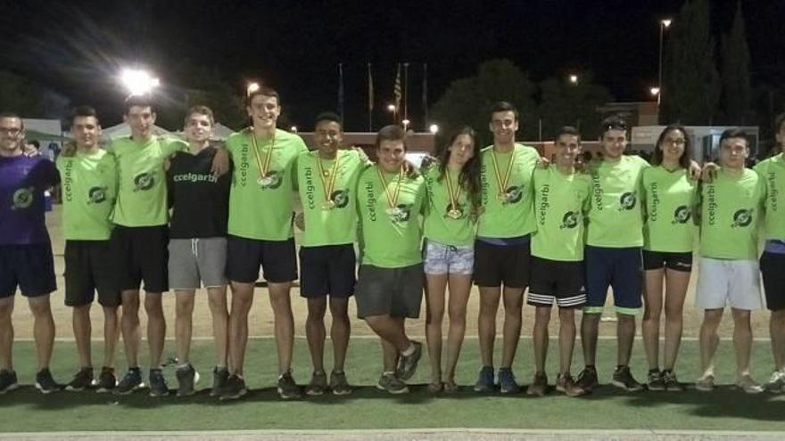 El Garbí es 2.º en el Nacional juvenil tras ganar tres oros y tres platas