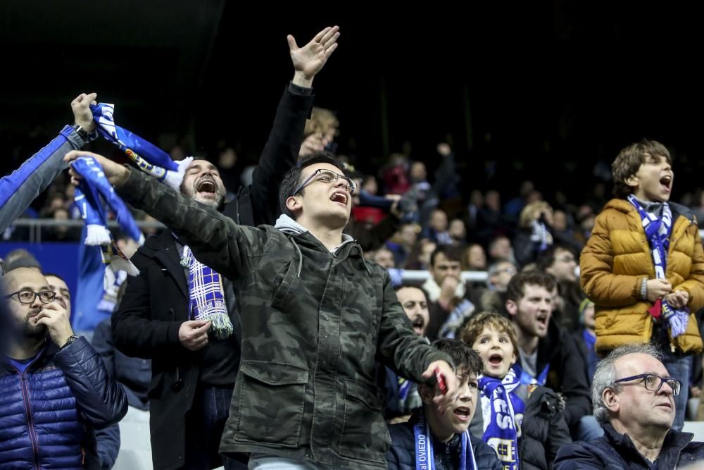 Partido en el Carlos Tartiere entre el Oviedo y el Almería