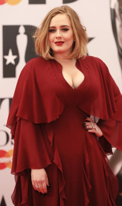 British singer and songwriter Adele arrives at ...