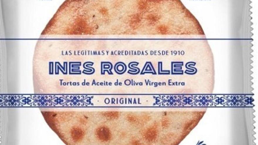 Un paquete de tortitas de aceite de oliva de Inés Rosales.