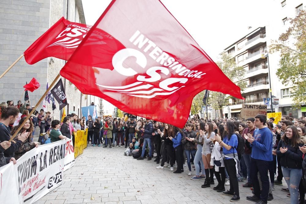 Manifestació Ensenyament i estudiants