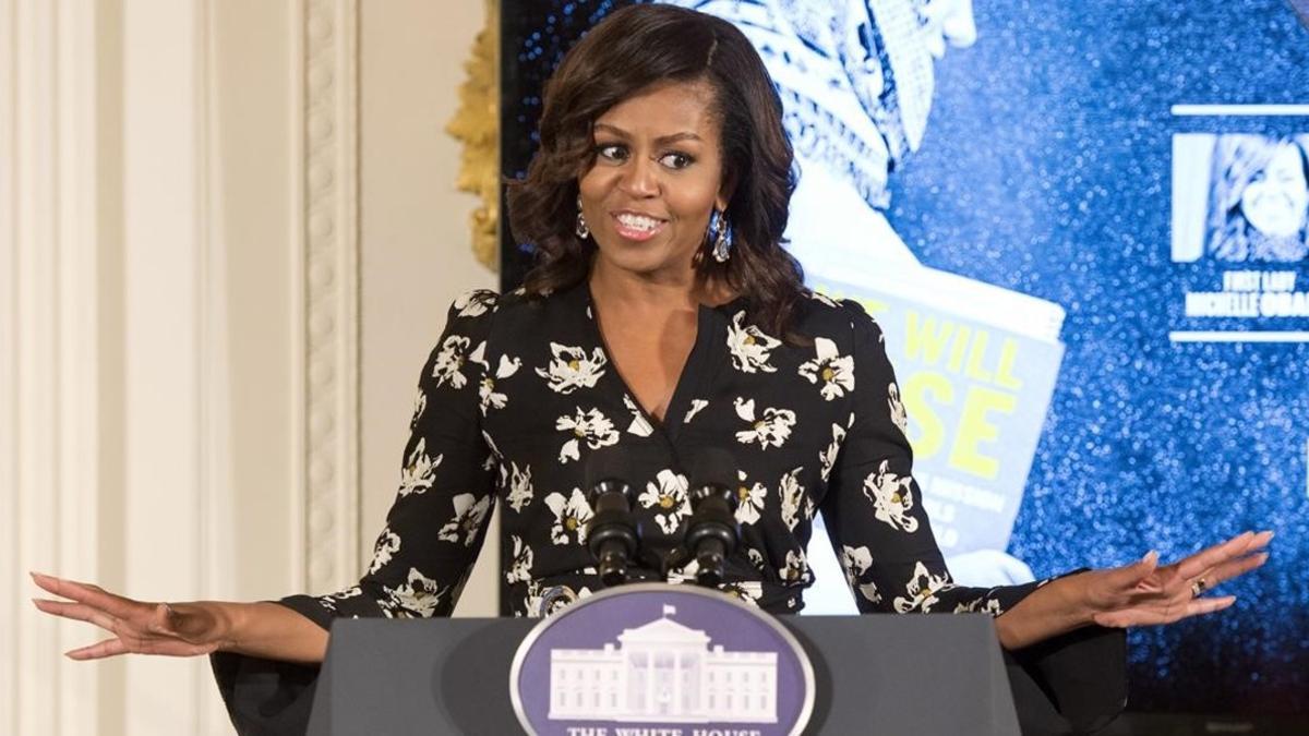 Michelle Obama, en un evento en la Casa Blanca, en Washington, este martes.