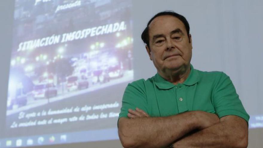 Pablo Monella, antes de la proyección en el Antiguo Instituto. | Juan Plaza