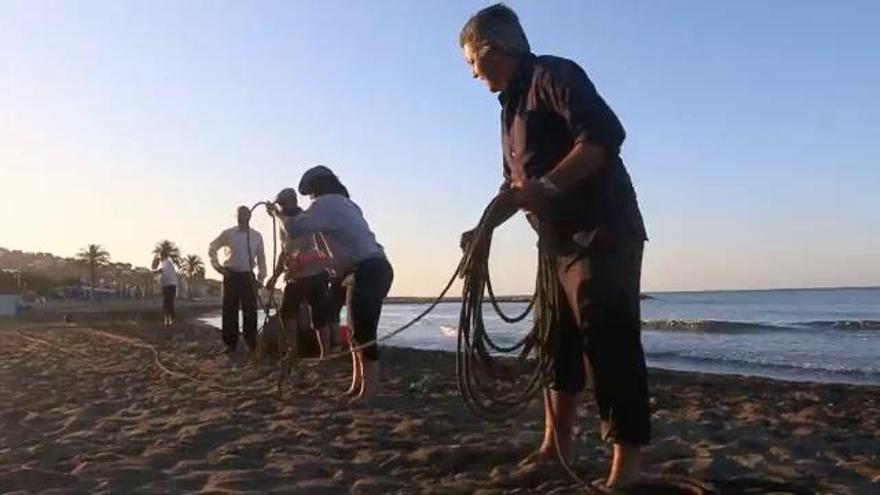 Pesca tradicional en El Palo