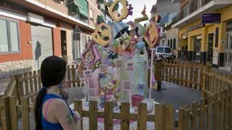 Hoguera infantil de Ancha de Castelar.