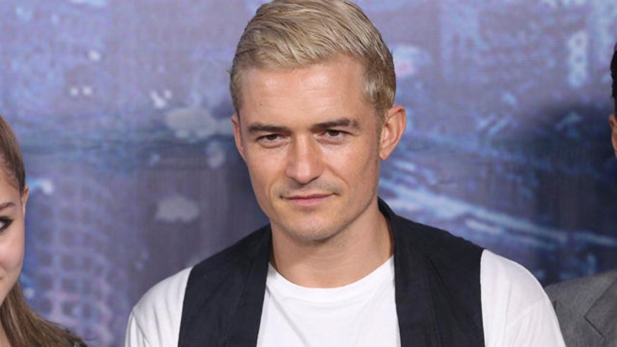 Orlando Bloom, de rubio, en Shanghai