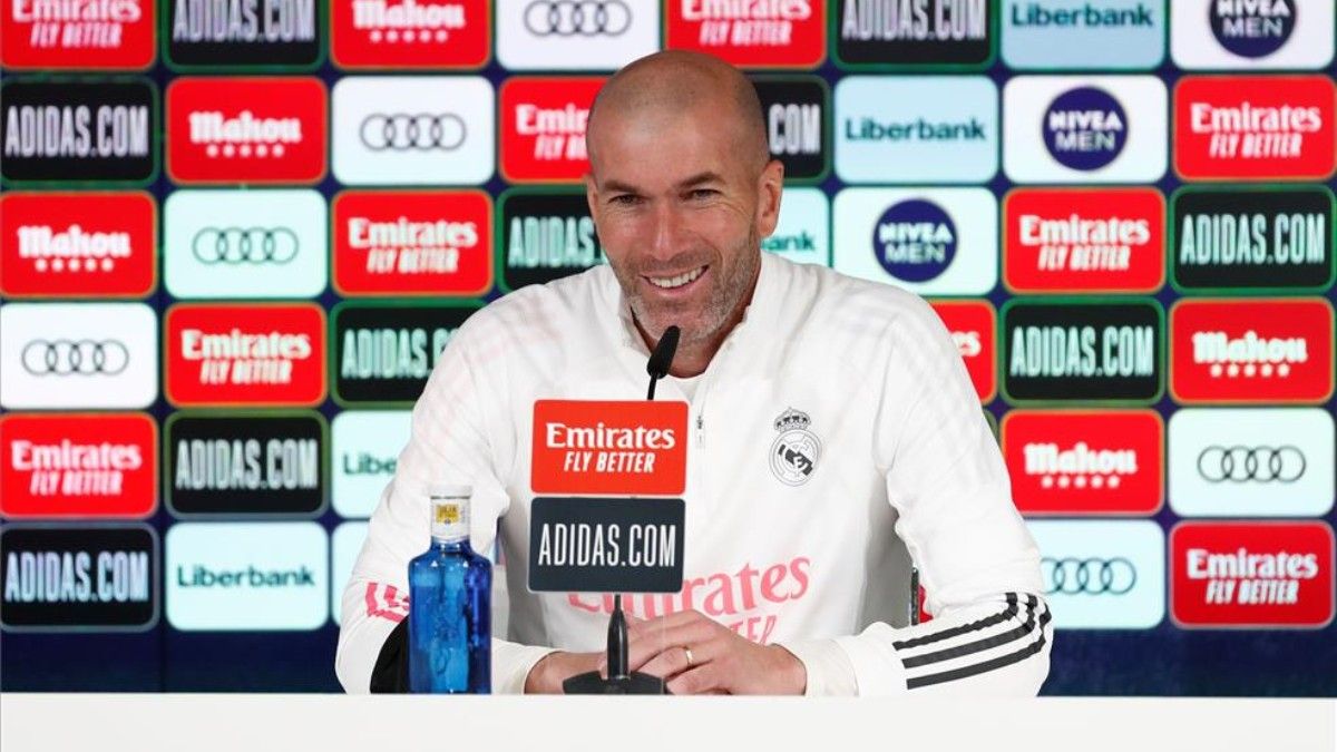 Zidane, en rueda de prensa