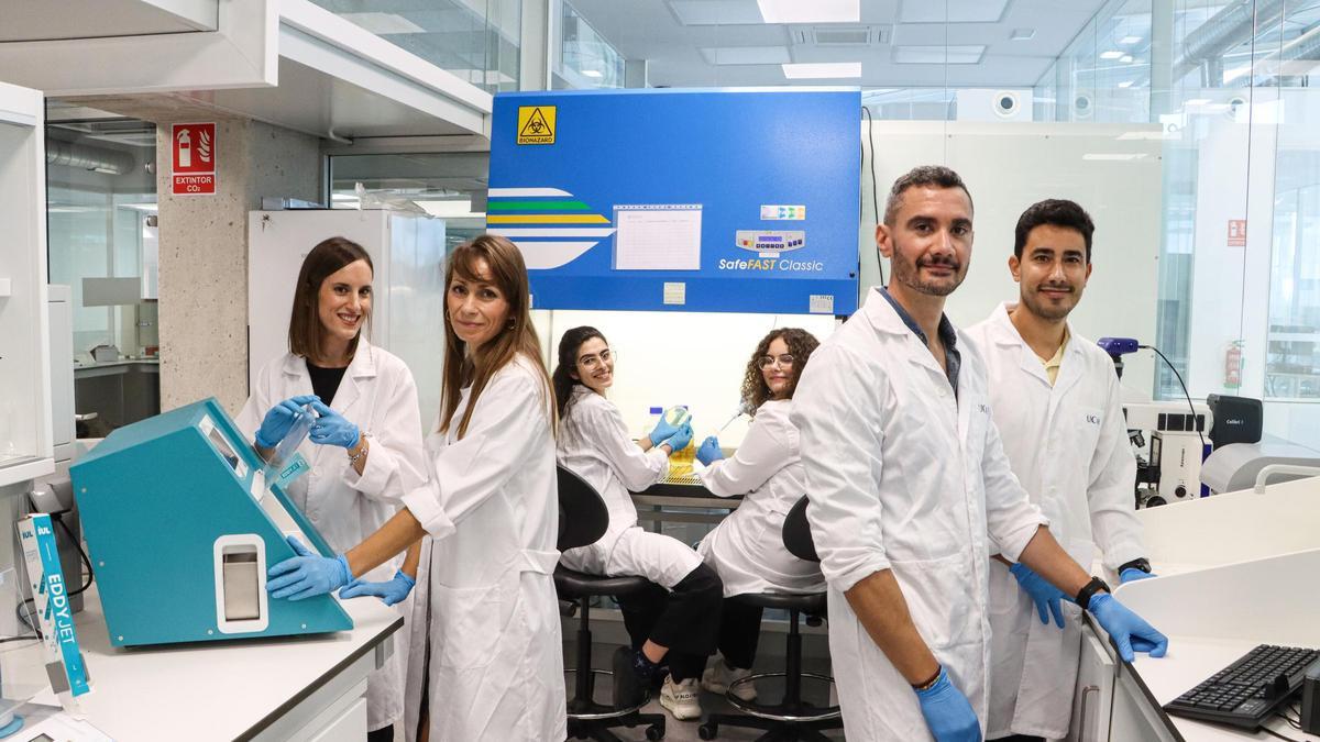 Investigadores de la UCAM.