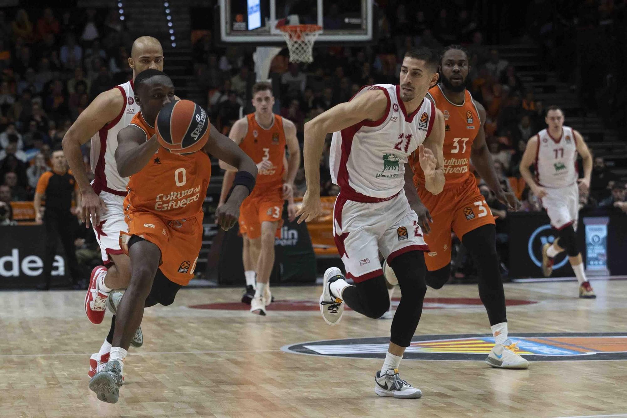 Partido de Euroliga Vlc Basket - EA Milán
