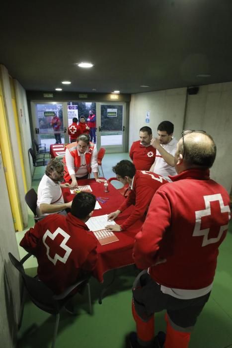 La Tejerona (Gijón) preparado para los "sin techo"