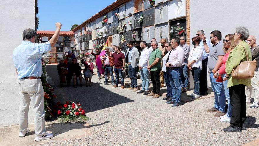 Homenaje en Sagunt a los 27 fusilados