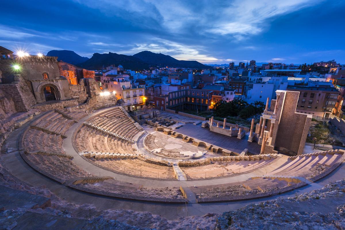 El teatro de noche
