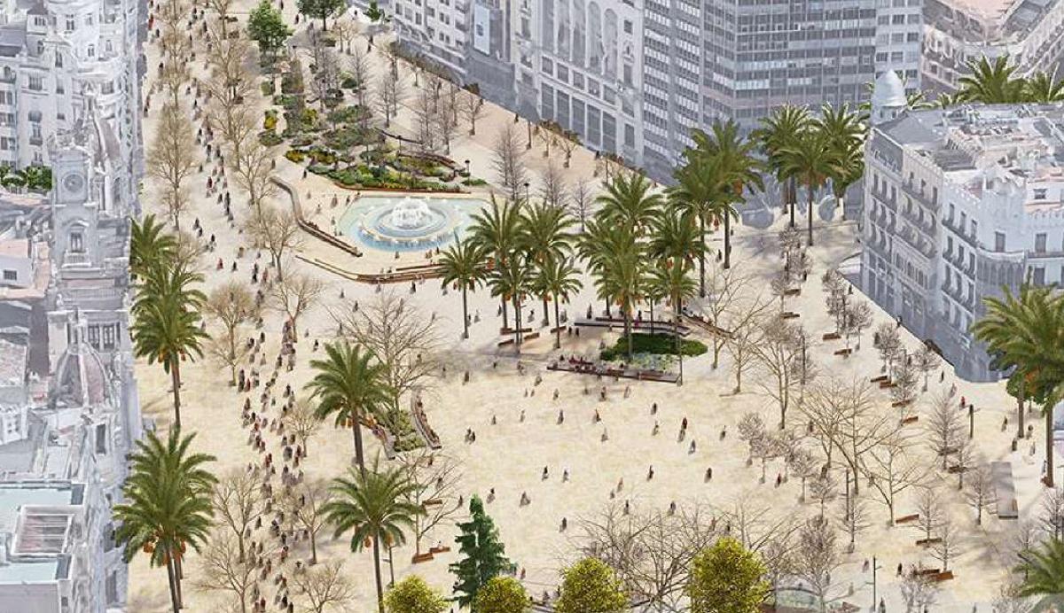 Así será la futura plaza del Ayuntamiento: el proyecto "Re-natura" gana el concurso de reforma