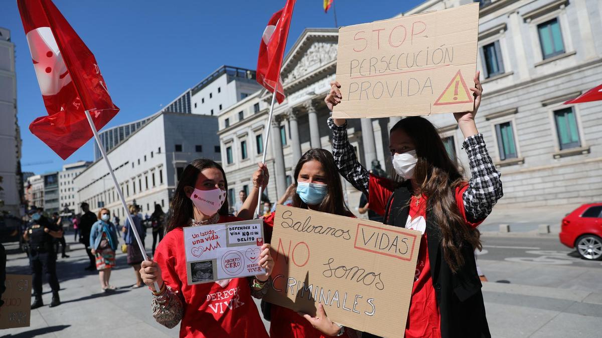 Protesta de Dret a Viure davant del Congrés