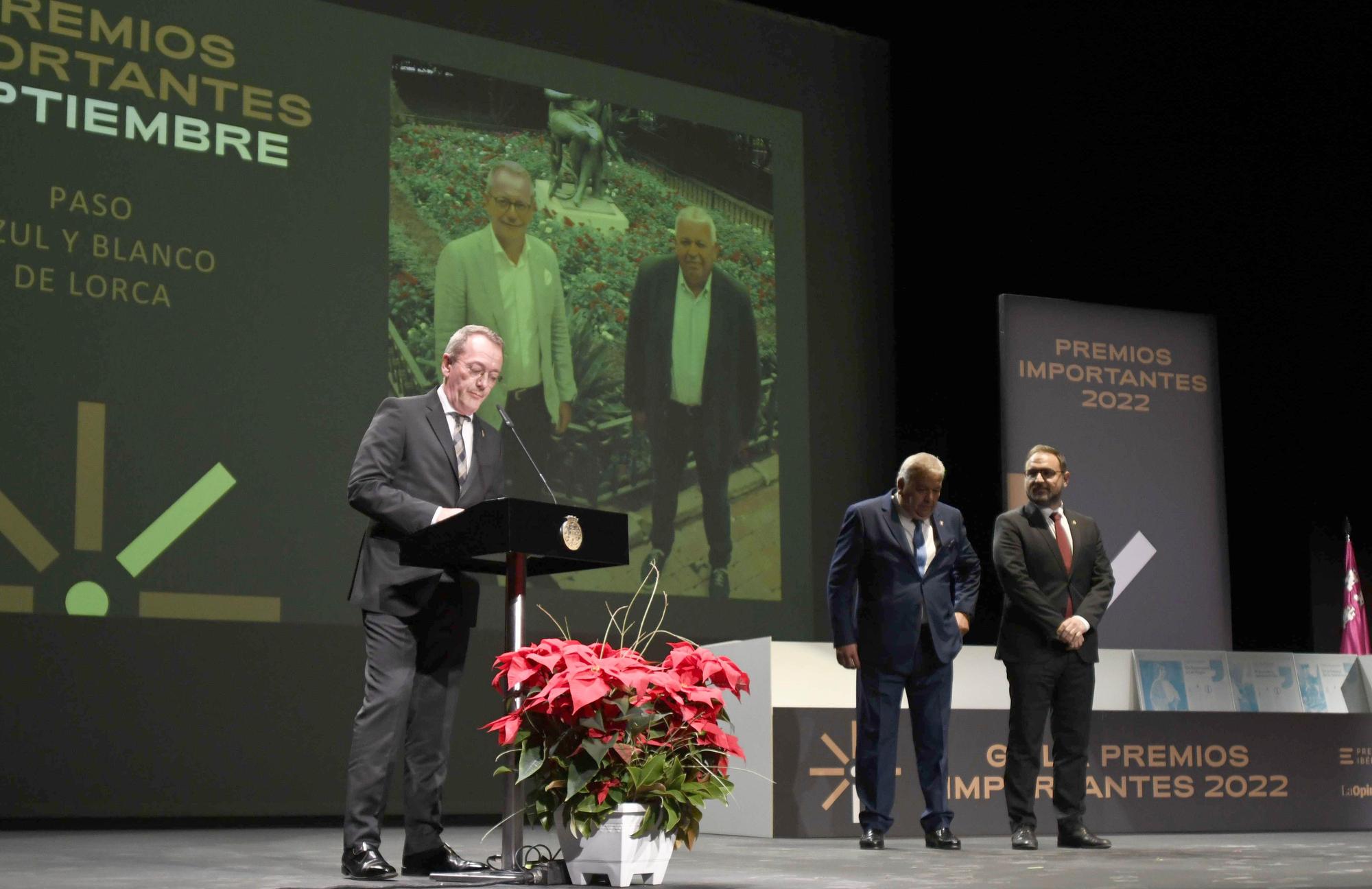 Gala de entrega de los Premios Importantes 2022 en Lorca