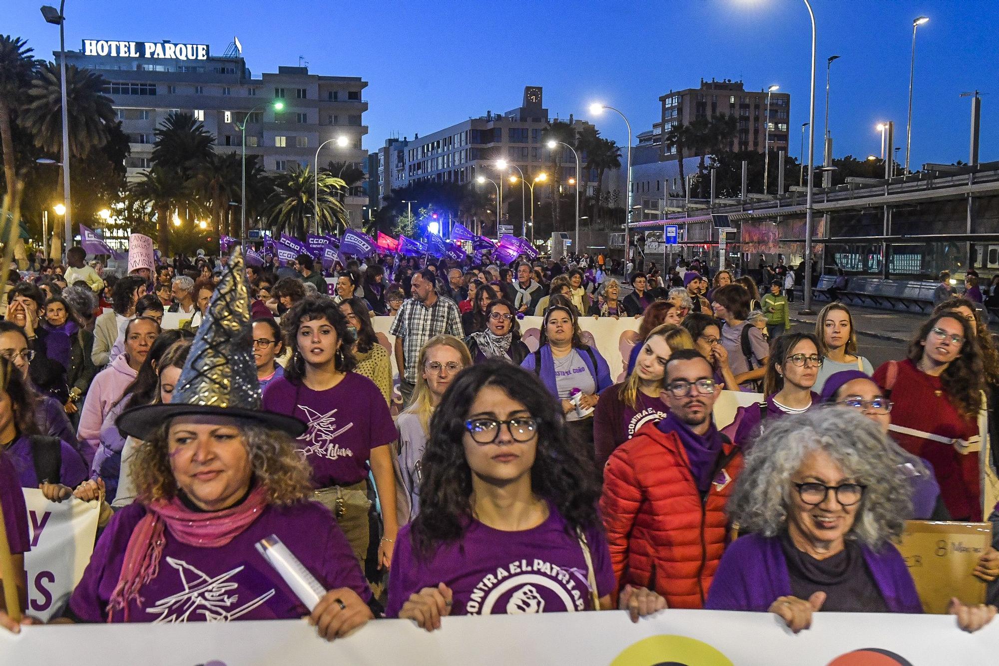 Manifestación del 8M en Las Palmas de Gran Canaria