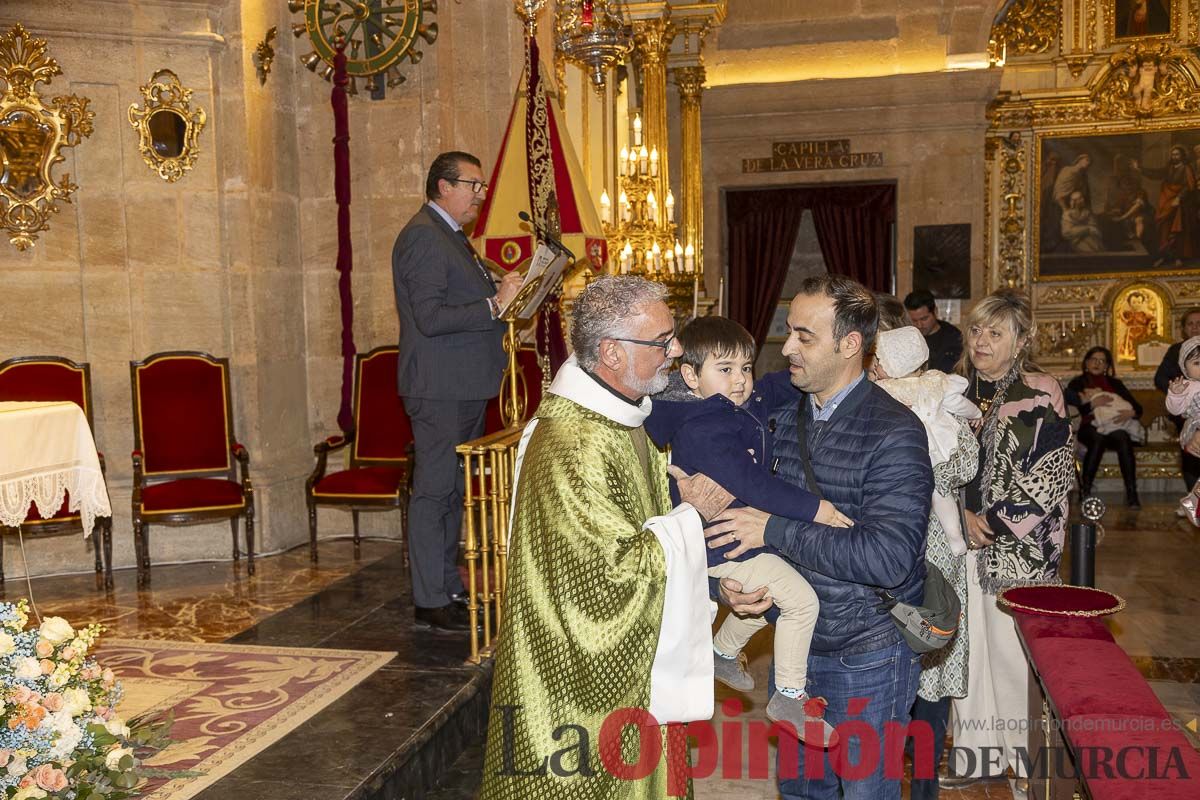 Presentación a la Vera Cruz de Caravaca de los niños nacidos en 2023