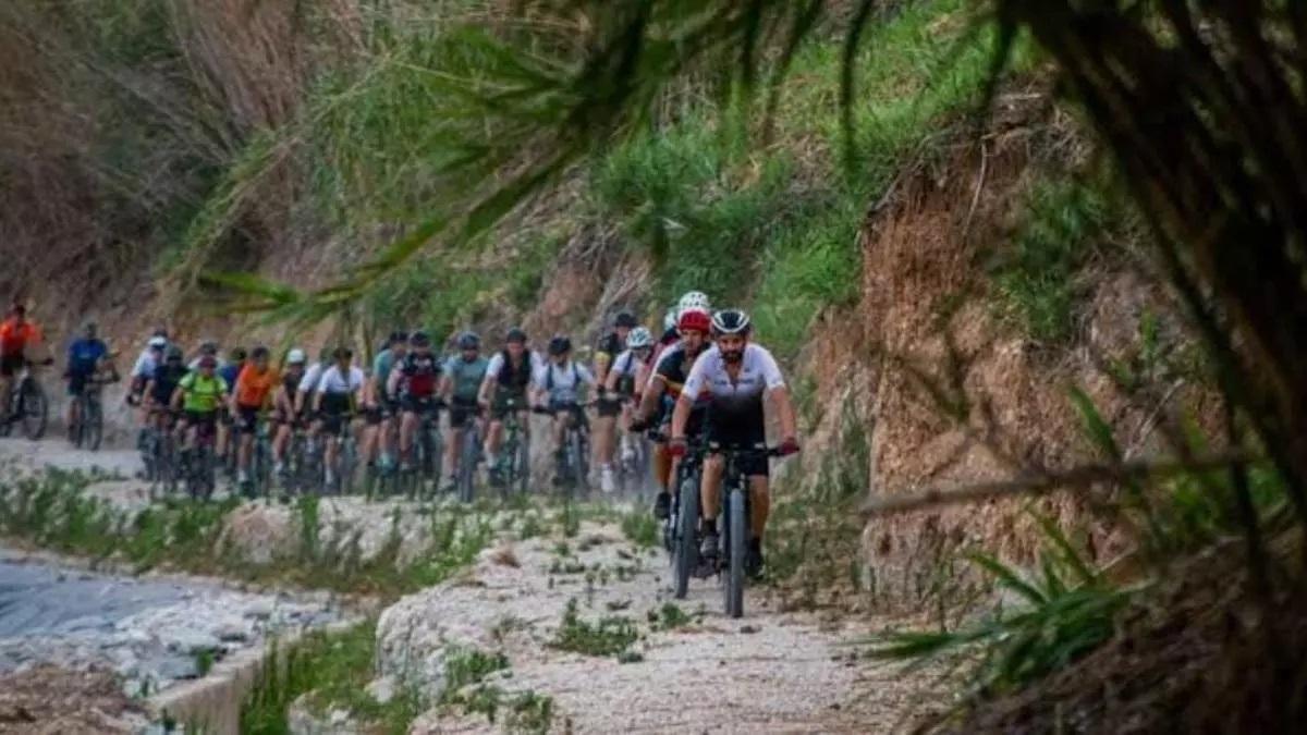 Una imagen de una ruta de un año anterior en Alfarrasí.