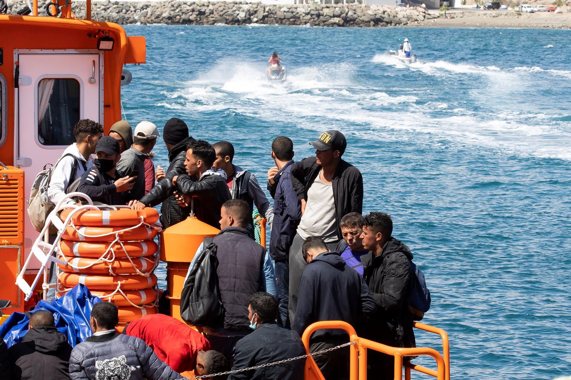 Llegada de migrantes a Gran Canaria