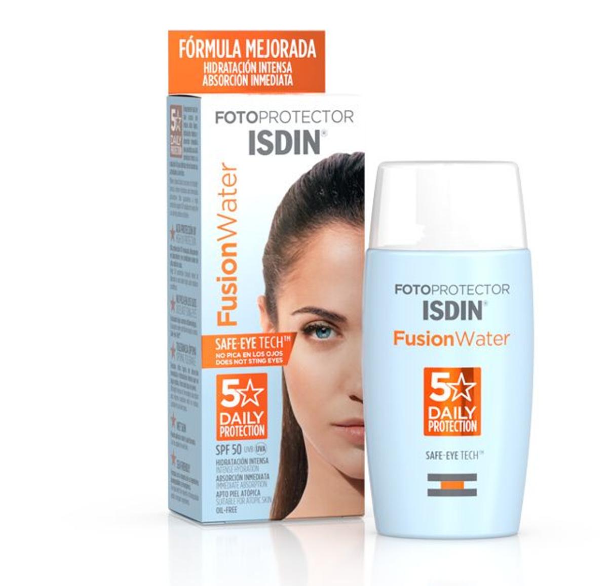 Fotoprotector Fusion Water, de Isdin