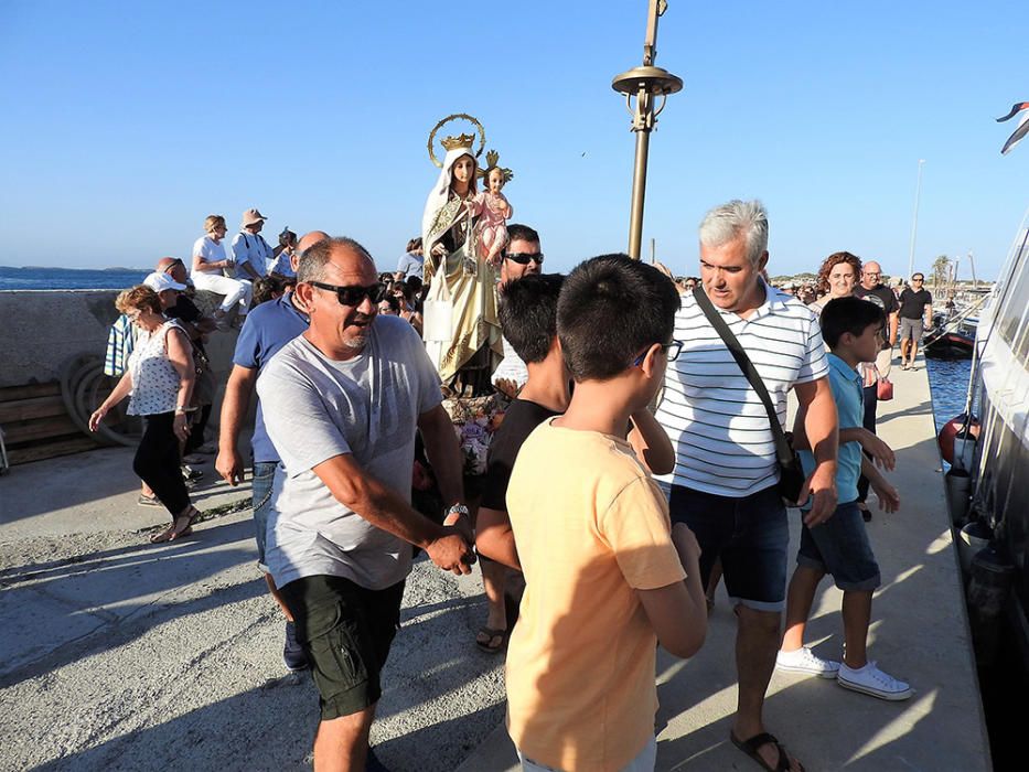 Procesión de la Virgen del Carmen en Formentera