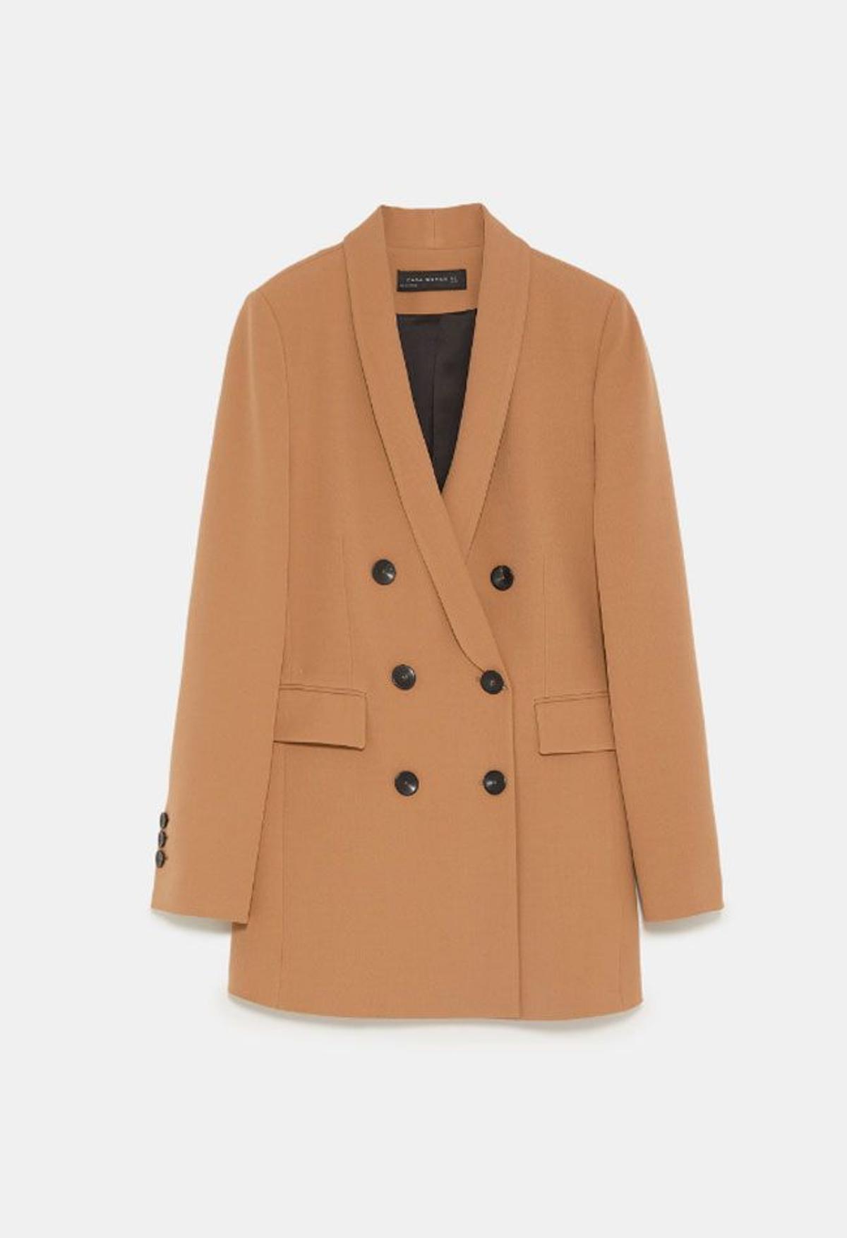 Blazer camel de Zara