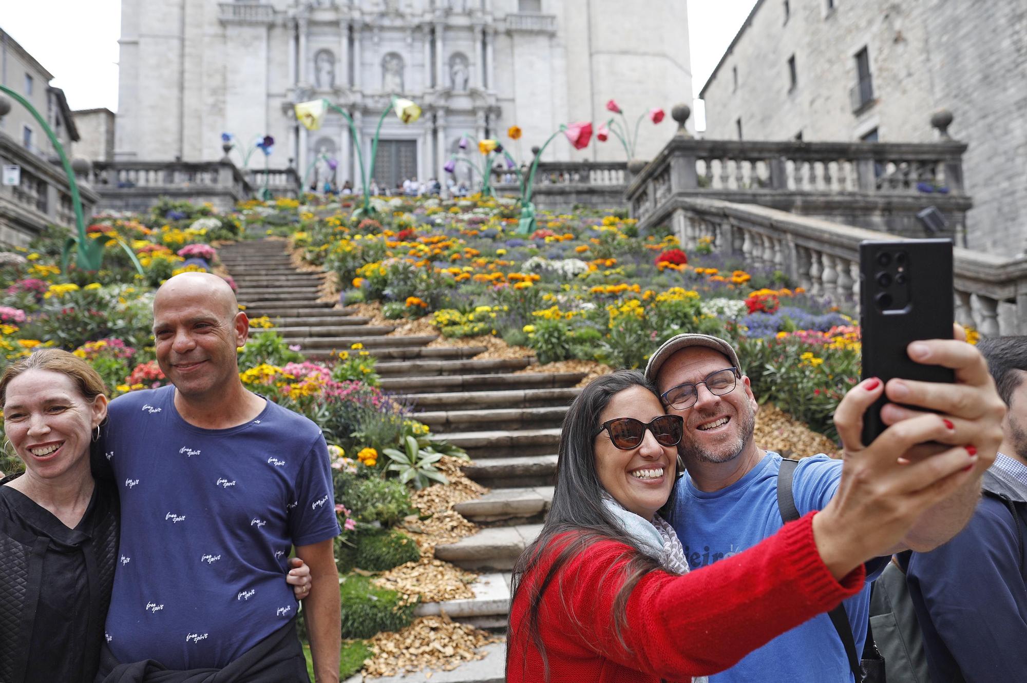 Allau de visitants a Temps de Flors : 14 de maig de 2023